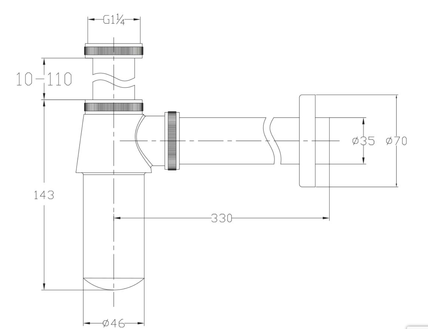 Round Bottle Trap
