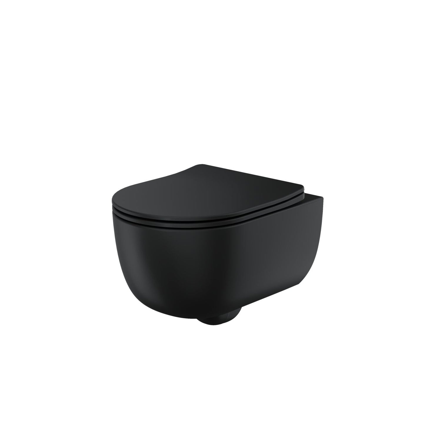 Riviera Round Wall Hung WC - White