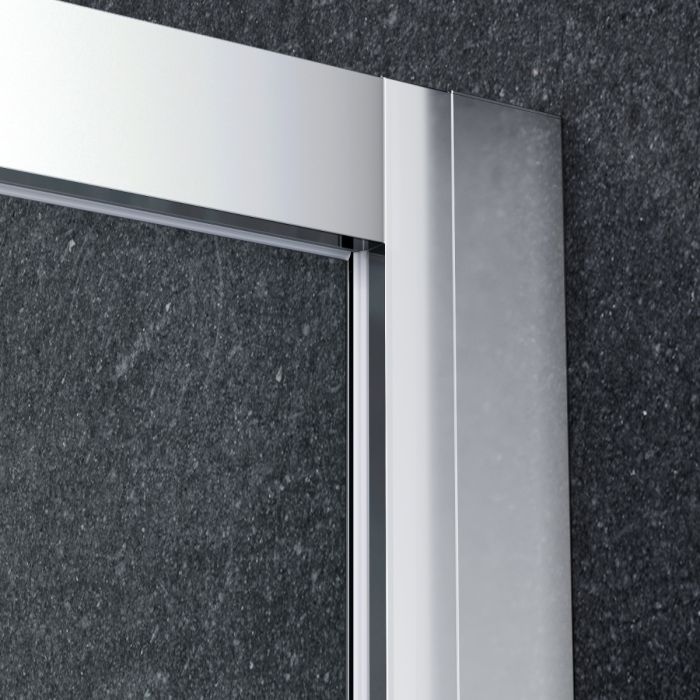 NILE 1200x800mm Sliding Door Shower Enclosure 8mm Easy Clean Nano Glass Shower Cubicle