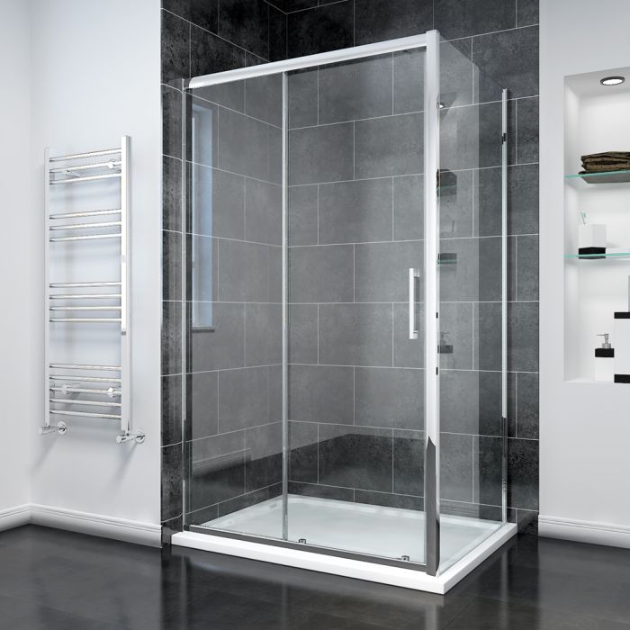NILE 900mm Side Panel For Framed Shower Doors & Cubicles