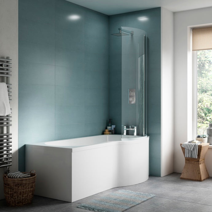 Harmony 1600mm Right Hand P-Shaped Bath