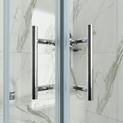 NILE 1100 x 1100 mm Framed Sliding Corner Entry Shower Enclosure