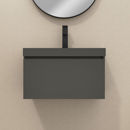 Casa Blanca Matt Grey 600mm Wall Hung Vanity Unit