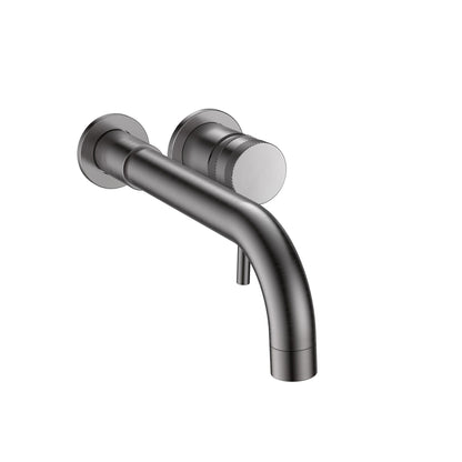 LEGACY Core Wall Mounted Basin Tap Gunmetal