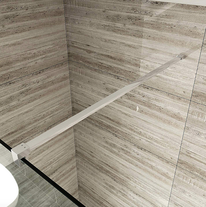 NILE 800mm Walk-In Shower Panel 6mm Tempered Glass Shower Screen