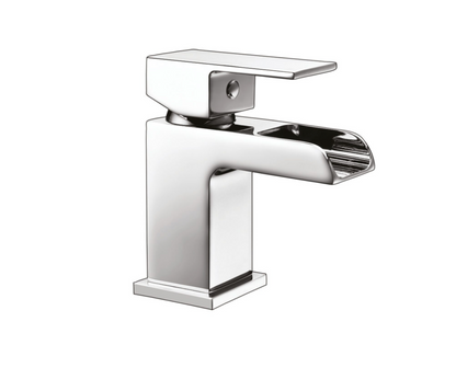 Victoria Mini Mono Basin Mixer with Push Waste