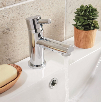 Premier Mono Basin Mixer with Push Waste