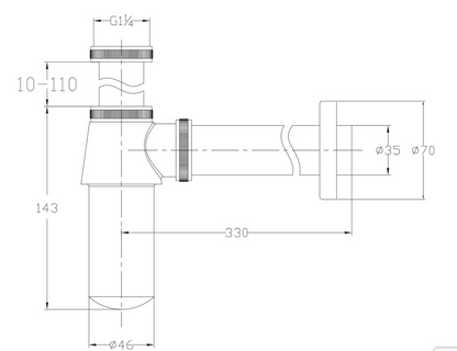 Round Bottle Trap