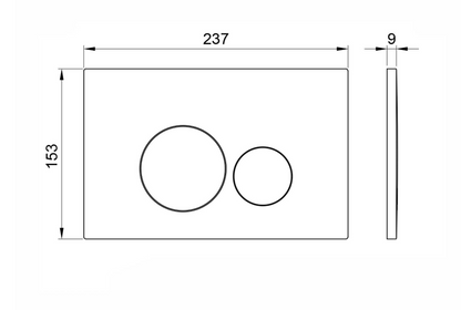 Traditional Back to Wall Pan