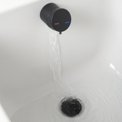 LEGACY Bath Filler Overflow with Click Clack Waste Matte Black