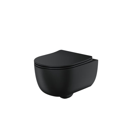 Riviera Round Wall Hung WC - White