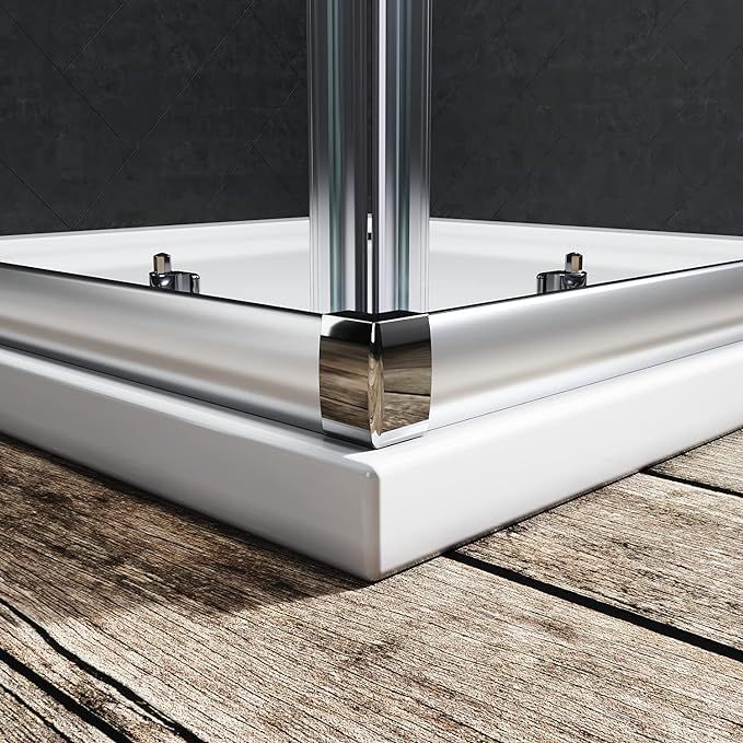 NILE 1200 x 1200mm Sliding Doors Corner Entry Shower Enclosure Cubicles