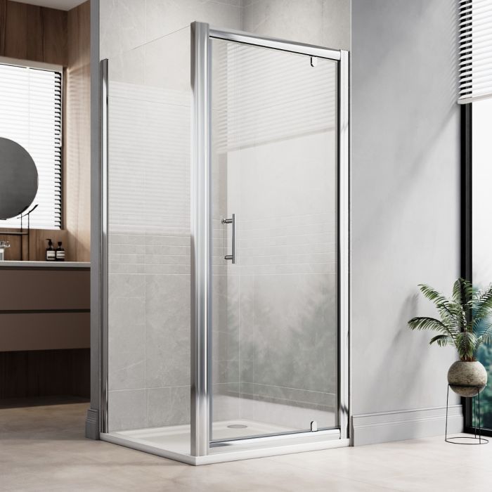 NILE 900mm Side Panel For Framed Easy Clean Shower Doors & Cubicles