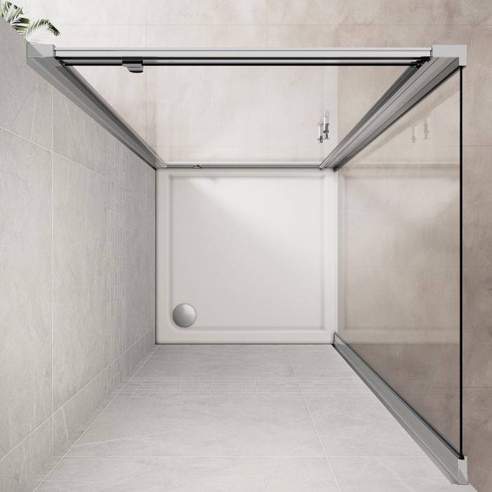 NILE 900mm Side Panel For Framed Easy Clean Shower Doors & Cubicles