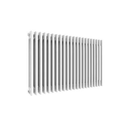 NILE Traditional Radiator Cast Iron Style 3 Column White Horizontal Radiator 600x999mm