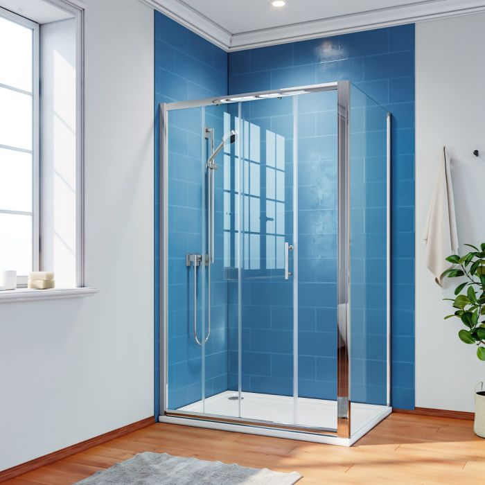 NILE 1300 x 800 Rectangular Shower Enclosure  Shower Cubicle -