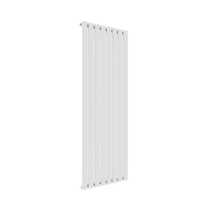 NILE 1800 x 608mm Vertical Column Designer Single White Flat Panel Radiator