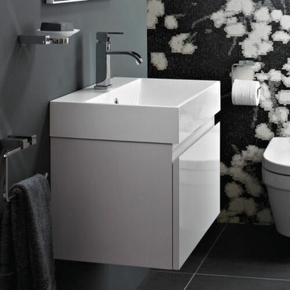 Geo 500mm Wall Hung Basin Unit inc Basin Complete - Gloss White